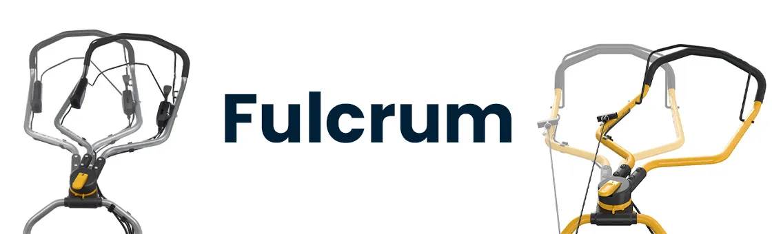 Still life photo of the Fulcrum handlebar